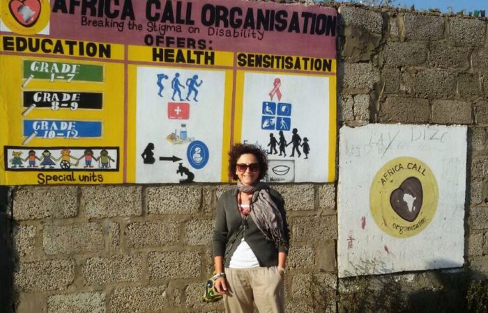 Anita Manti in Zambia con L'Africa Chiama