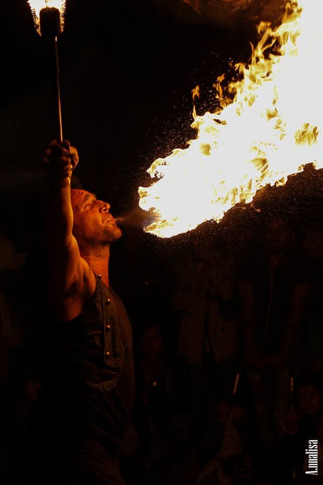 Lucignolo e il fuoco alla Notte Nera 2015